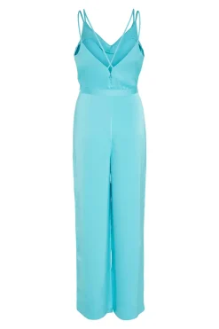 Vila Outlet^Dames jumpsuit/tuinbroek blauw