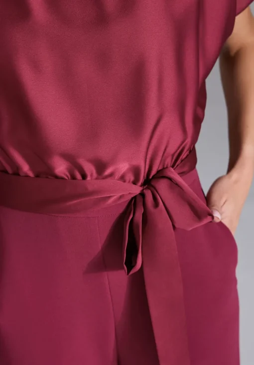 Swing Festive|Jumpsuits^Dames jumpsuit/tuinbroek rood