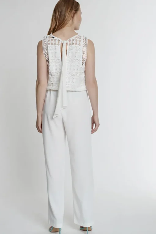 Ana Alcazar Outlet^Dames jumpsuit/tuinbroek wit