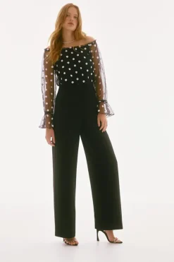 Joseph Ribkoff Festive|Jumpsuits^Dames jumpsuit/tuinbroek zwart