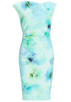 Swing Festive|Jurken^Dames jurk blauw