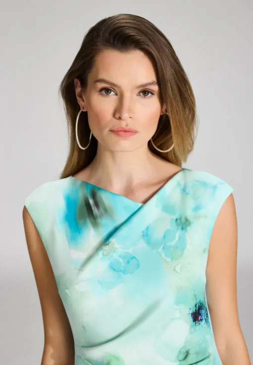 Swing Festive|Jurken^Dames jurk blauw