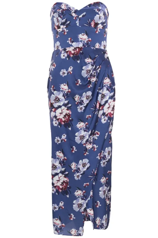 Swing Festive|Jurken^Dames jurk blauw