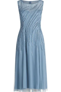 Vera Mont Festive|Jurken^Dames jurk blauw