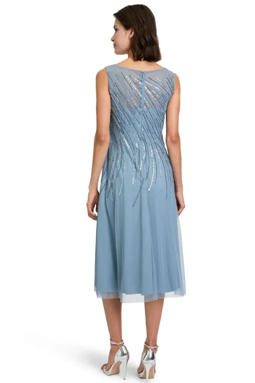 Vera Mont Festive|Jurken^Dames jurk blauw