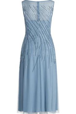 Vera Mont Festive|Jurken^Dames jurk blauw