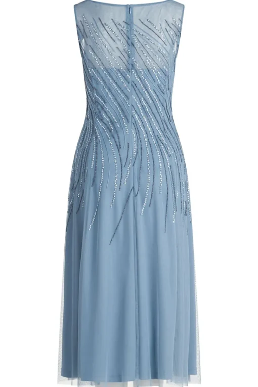 Vera Mont Festive|Jurken^Dames jurk blauw