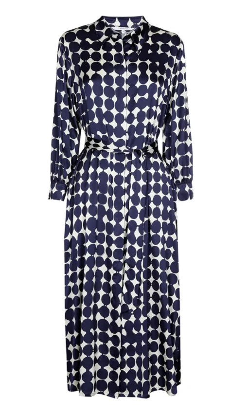 Xandres Outlet^Dames jurk blauw