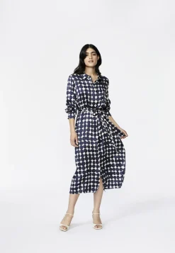 Xandres Outlet^Dames jurk blauw