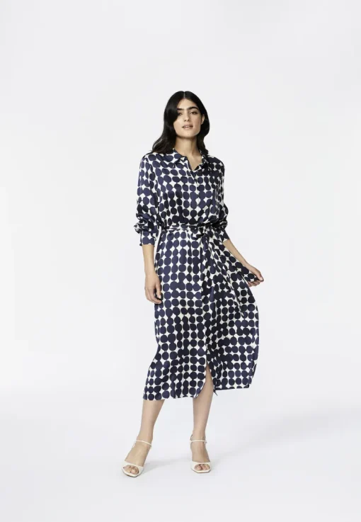 Xandres Outlet^Dames jurk blauw