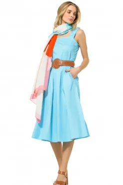 Caroline Biss Outlet^Dames jurk blauw