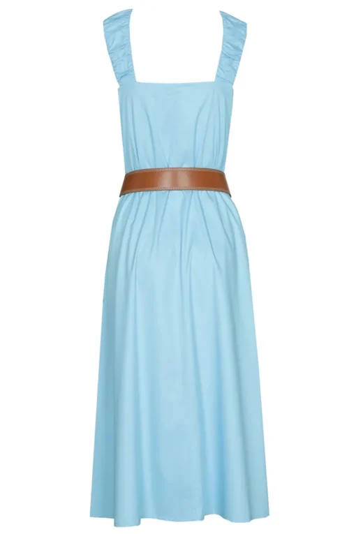 Caroline Biss Outlet^Dames jurk blauw