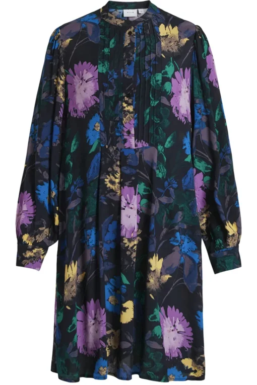Vila Outlet^Dames jurk blauw