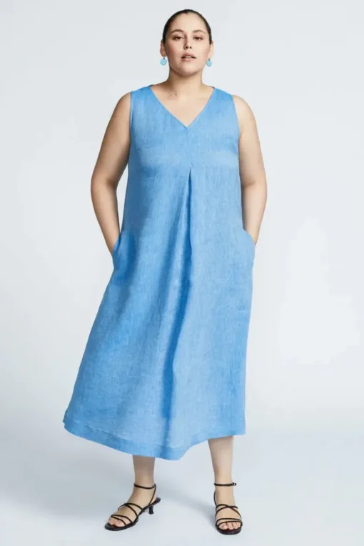 Xandres Outlet^Dames jurk blauw