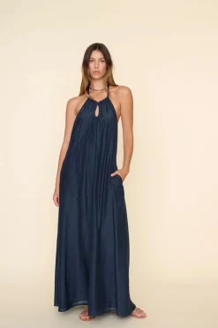 Xirena Designer|Jurken^Dames jurk blauw