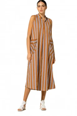 Caroline Biss Modern Classics|Jurken^Dames jurk bruin