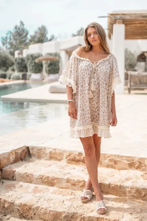 IBZMode Outlet^Dames jurk bruin