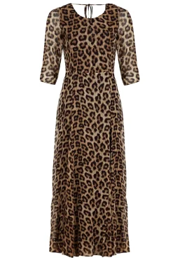 ba&sh Outlet^Dames jurk bruin