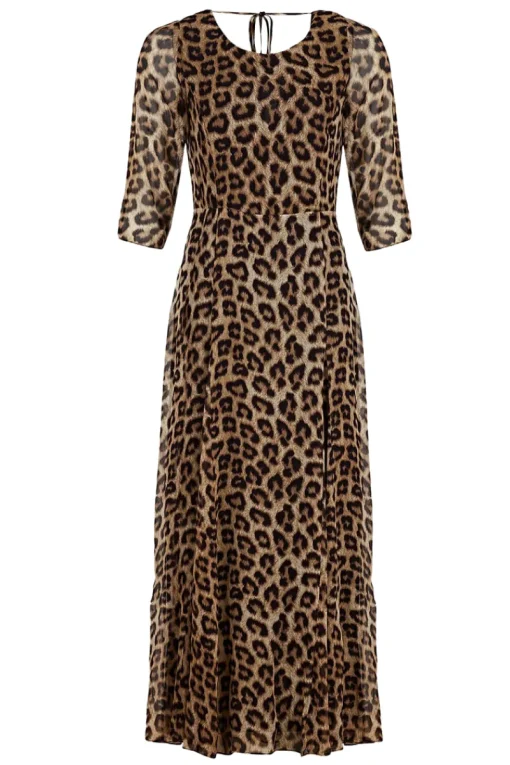 ba&sh Outlet^Dames jurk bruin