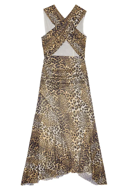 Ganni Designer|Jurken^Dames jurk bruin