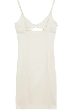 Patrizia Pepe Outlet^Dames jurk ecru
