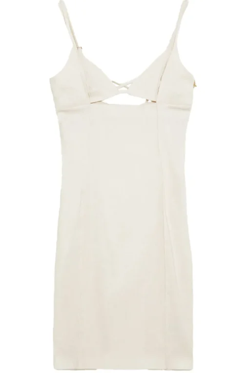 Patrizia Pepe Outlet^Dames jurk ecru