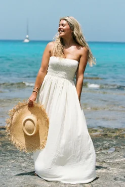 Bolina Island Jurken^Dames jurk ecru
