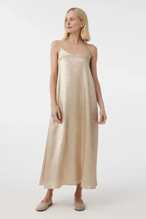 Knit-Ted Modern Classics|Jurken^Dames jurk goud