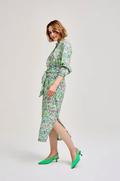 CKS Outlet^Dames jurk groen