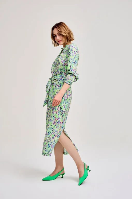 CKS Outlet^Dames jurk groen