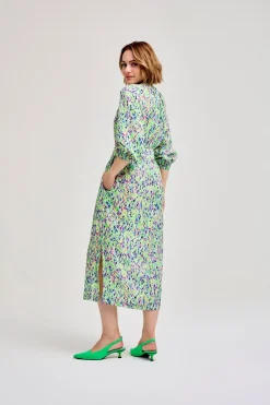 CKS Outlet^Dames jurk groen