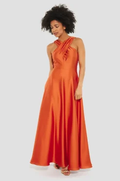 Swing Outlet^Dames jurk oranje
