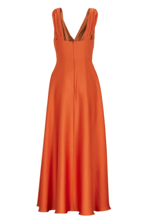Swing Outlet^Dames jurk oranje