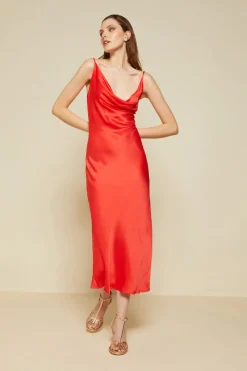 Otto d&qout;Ame Outlet^Dames jurk rood