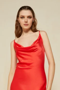 Otto d&qout;Ame Outlet^Dames jurk rood