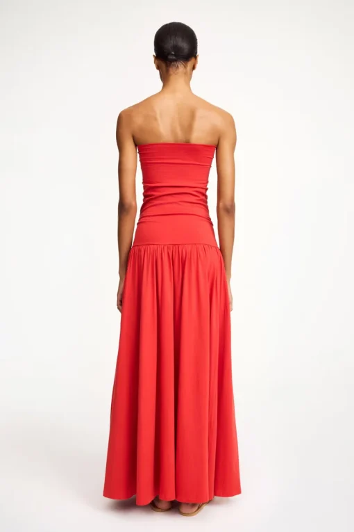 By Malene Birger Designer|Jurken^Dames jurk rood