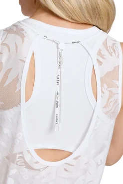 Marc Cain Outlet^Dames jurk wit