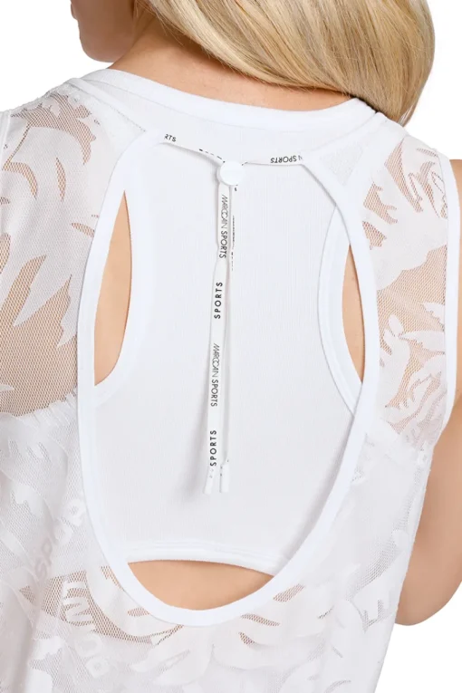 Marc Cain Outlet^Dames jurk wit