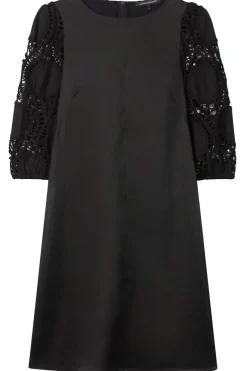 Luisa Cerano Outlet^Dames jurk zwart