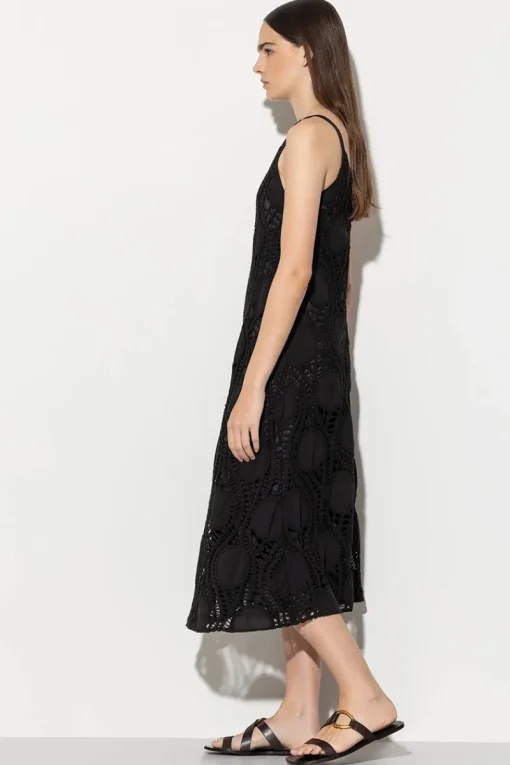 Luisa Cerano Outlet^Dames jurk zwart