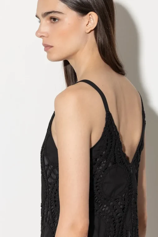 Luisa Cerano Outlet^Dames jurk zwart