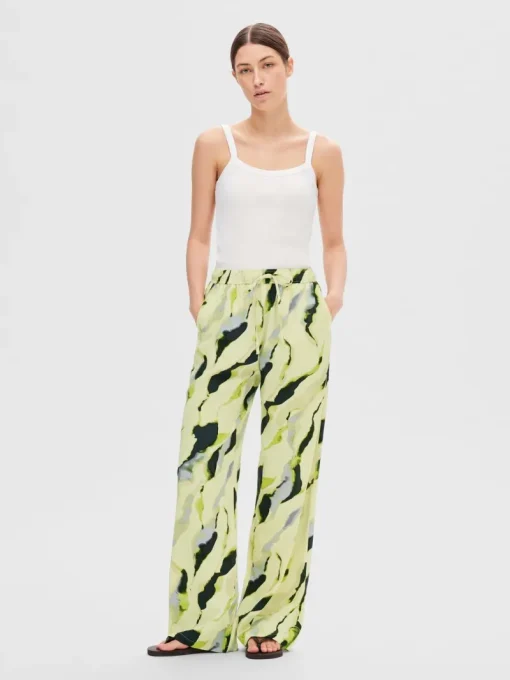 Selected Outlet^Dames legging bruin