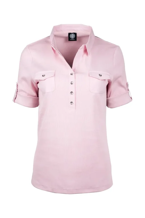 Faber Woman Modern Classics|Tops & T-shirts^Dames polo blauw