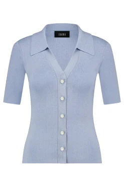 Ibana Designer|Tops & T-shirts^Dames polo blauw