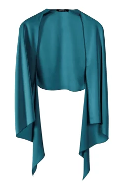 Swing Festive|Jassen & Bodywarmers^Dames poncho/cape blauw