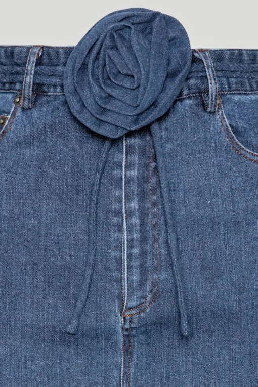 Rotate Outlet^Dames rok blauw