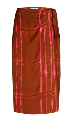 Xandres Outlet^Dames rok bruin