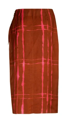 Xandres Outlet^Dames rok bruin