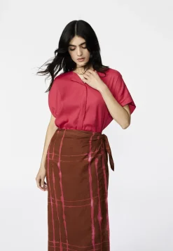 Xandres Outlet^Dames rok bruin