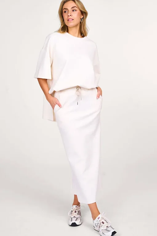 Gestuz Jeans & Casuals|Rokken^Dames rok ecru
